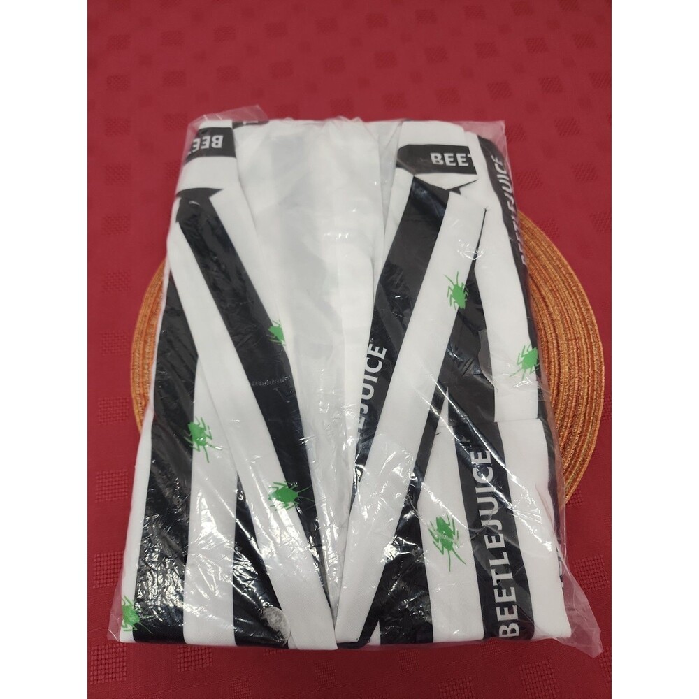 Offsteam Beetlejuice Costume/Suit 3 Piece Size XL Adult New In Package Halloween